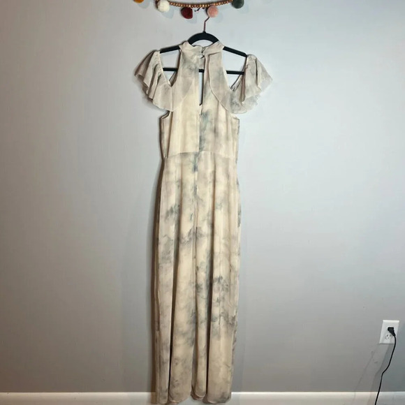 Lauren Conrad ruffle cold-shoulder maxi dress - Picture 8 of 8